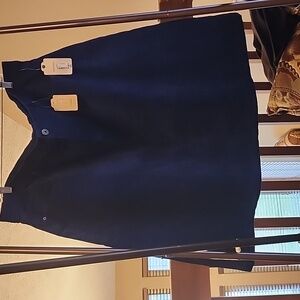 St. John's Bay Navy Corduroy Skirt